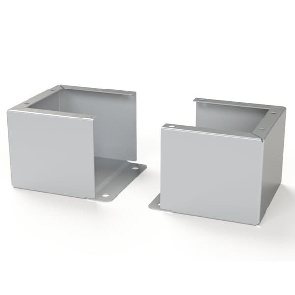 Floor Stand Kit, 6 in. H x 8 in. W x 7.87 in. L, Carbon Steel, 1 PR